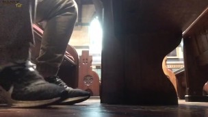 YOUR PRAYERS HAVE BEEN ANSWERED - BAREFOOT IN A CATHOLIC CHURCH - SINFUL FEET REPENT