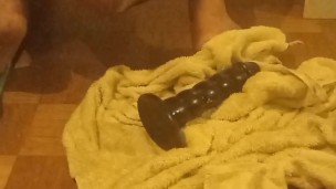 Big dildo orgasm screaming 