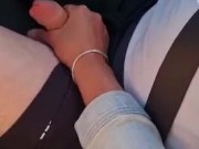 I Couldn't Resist Teasing My Tinder Date..!.. Jerking His Cock Straight Away 