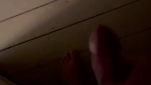 Husband watching hotwife with bull at the beach house 