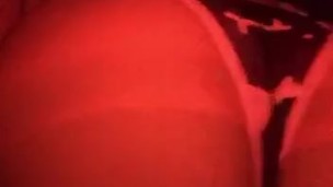 Spreading my ass In my Halloween panties