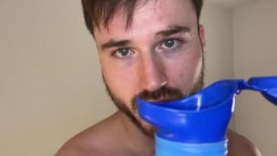 Gay humiliation Captured cum drain bdsm