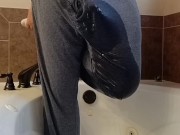 Cumming Then Pissing 14/16