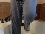 Cumming Then Pissing