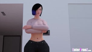 Sexy futa gets pounded by her stepfather