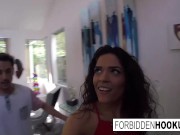 Delivery turns into a step-sibling bang 11/16