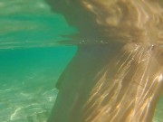 Hardcore ANAL FUCK in the Sea # Underwater CUM spray