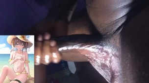 BEACH SEX WITH A TEENAGER TONIKZALEX STROKING BBC MOANS, TALKS DIRTY & CUMS HUGE LOAD CUM INSIDE CAR