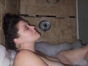 She came like party in the tub 2/16