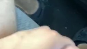 Jerking off in my Uber 