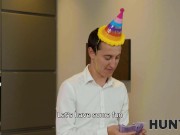 HUNT4K. Girlie has penis in the tushy but her boyfriend gets money 6/16