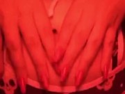 Belly button with long nails bellybutton fetish