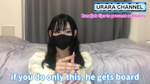 Don't let it explode! I will tell you about the handjob technique to stop the size ♡