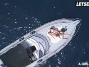 A GIRL KNOWS - Perfect Babes Bring Each Other To Orgasm On A Yacht 11/16
