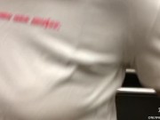 CREAMPIE- Big ass girl secretly gives her best friend's boyfriend a delicious BLOWJOB, they almost g 1/16