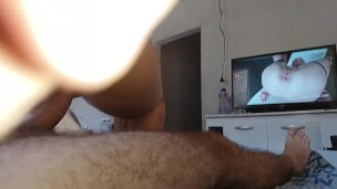 I jumped on the cuckold's dick I imagined it was the dick of porn actors who are delicious🍆🍆🍑💦🤤