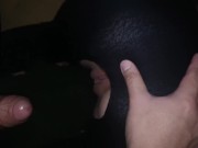 I rip my horny neighbor's pants to fuck her, I come inside her🤤💦😈 1/16