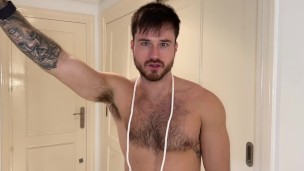 Gay Stalked transformed into a puppy play