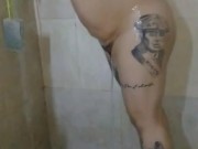  compañera de habitación mientras se ducha y me la follo  3/16