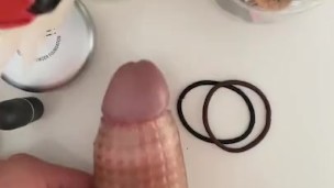 Fucking a toy moaning 