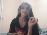 БОСЫЕ НОЖКИ & ТРУСИКИ НА ЛИЦО, JOI ФЕМДОМ НА РУССКОМ. ЭВЕЛИНА РОУЗ - Screenshot 11 of 16 - Panties