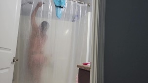 Caught girlfriend in shower. 