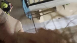 Sexy girlfriend hand job cumming