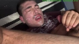 Huge Edging Cumshot to Face 