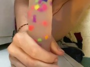 POV head vid using dildo 3/16