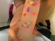POV head vid using dildo 5/16