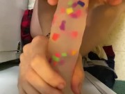 POV head vid using dildo 9/16