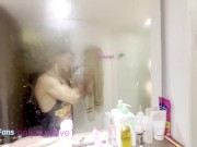 hot brunette wants milk in her ass trying her new plug 3/16