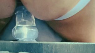 Pillow humping while getting fuck by my butt plug