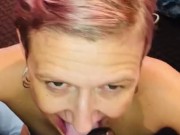 Pawg sucking the soul out of bbc!! She even suck it like she loves me!! 12/16