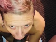 Pawg sucking the soul out of bbc!! She even suck it like she loves me!! 16/16