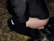 Facesitting in my girlfriend in the dark forest - Lesbian_illusion