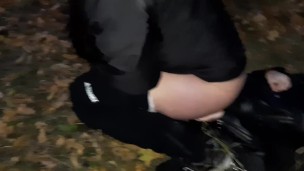 Facesitting in my girlfriend in the dark forest - Lesbian_illusion