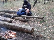 Our first sex in a risky public place - IkaSmokS