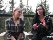 Ersties: Amateur Lesbian Babes Have Sexy Fun In a Cabin 3/16