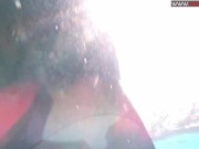 Masturbation and dildo action in the pool by Kalgotkina 3/16