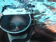 Masturbation and dildo action in the pool by Kalgotkina 5/16