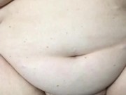 Wet bbw pussy takes a creampie cumshot😍