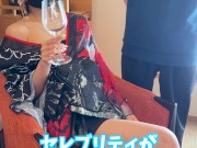 【くすぐり検証】ワイングラスを片手にくすぐったらどうなる！？♡ #shorts