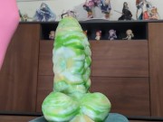 Taking my huge Bad Dragon Flint to the base 10/16