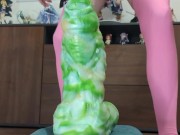 Taking my huge Bad Dragon Flint to the base 14/16