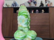 Taking my huge Bad Dragon Flint to the base 9/16