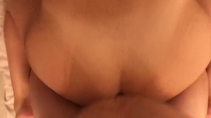 Playing with my stepsister on our vacation with family