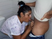 I fuck my stepmom in the bathroom after I got home from the party 1/16