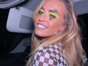 PAWG Kelsi Monroe Dresses Up for A Spooky Halloween and Gets Fucked Outdoors at Night 3/16