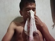 Jalada sin censura con el calzón de mi cuñada 6/16